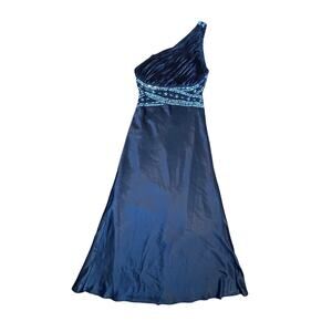 Vintage 90s Y2k Prom Gown Formal Dress Long Goth Whimsigoth Back Cutout